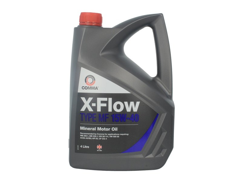 Motor oils Engine oil COMMA X-FLOW MF 15W40 MIN. 4L  Art. XFLOWMF15W40MIN4L