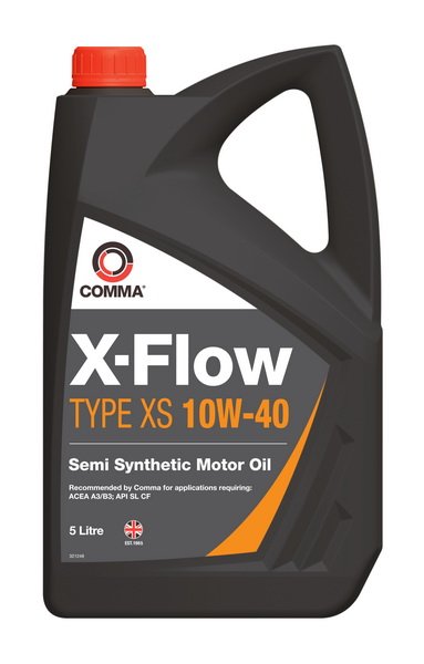 Motor oils Engine oil COMMA X-FLOW XS 10W40 SEMI. 5L  Art. XFLOWXS10W40SEMI5L