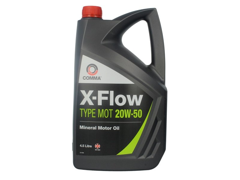 Motor oils Motor oil COMMA X-FLOW MOT 20W50 4.5L  Art. XFLOWMOT20W5045L