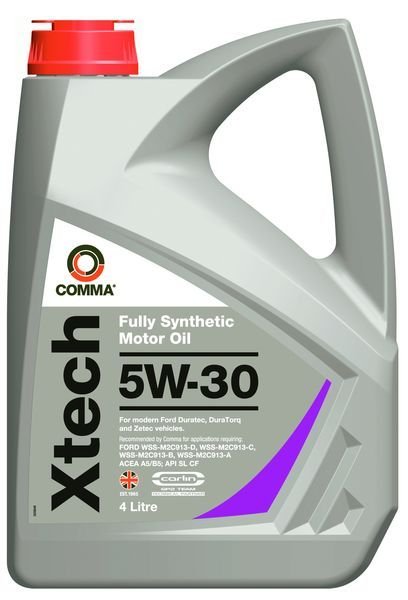 Motor oils Engine oil COMMA X-TECH 5W30 4L  Art. XTECH5W304L