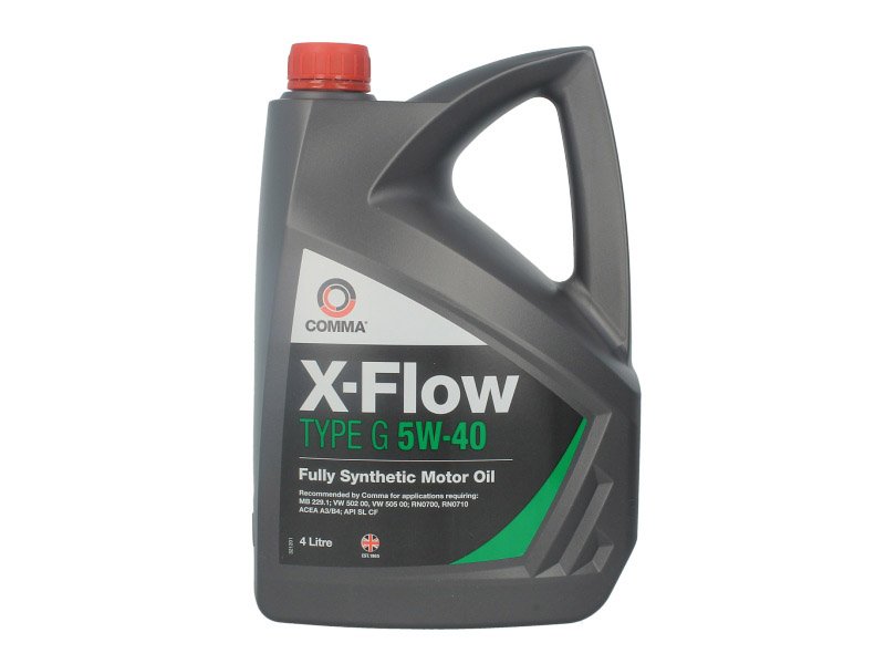 Motor oils Engine oil COMMA X-FLOW G 5W40 SYNTH. 4L  Art. XFLOWG5W40SYNT4L