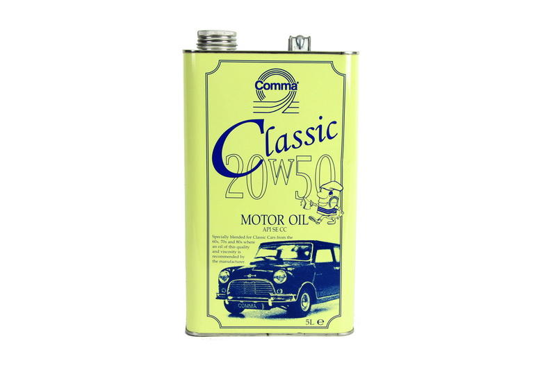 Motor oils Motor oil COMMA CLASSIC MOT.OIL 20W50 5L  Art. CLASSICMOTOIL20W505L