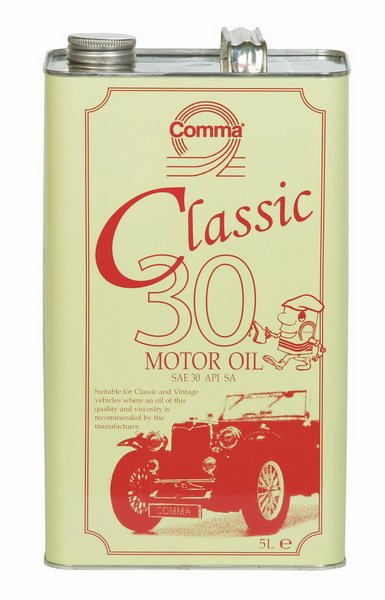 Motor oils Motor oil COMMA CLASSIC MOT.OIL 30 5L  Art. CLASSICMOTOIL305L