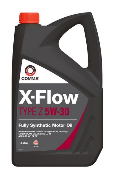 Motor oils Engine oil COMMA X-FLOW Z 5W30 SYNTH. 5L  Art. XFLOWZ5W30SYNT5L