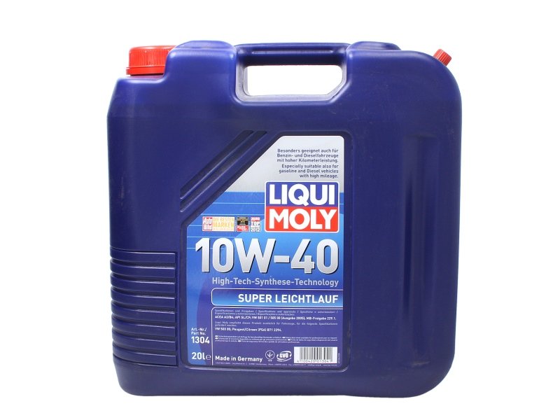 Motor oils Engine oil 10W40 20L  Art. LIM130410W4020L