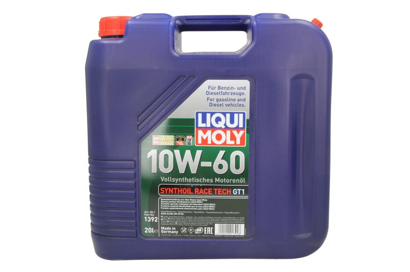 Motor oils Engine oil 10W60 20L  Art. LIM139210W6020L