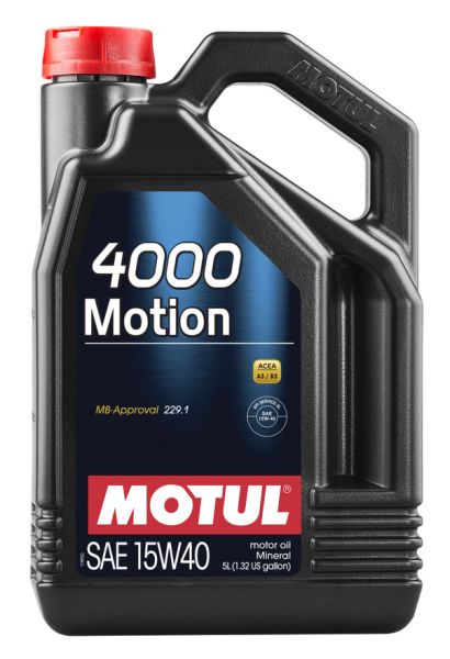 Motor oils Engine oil 4000 MOTION 15W40 4L  Art. 4000MOTION15W404L