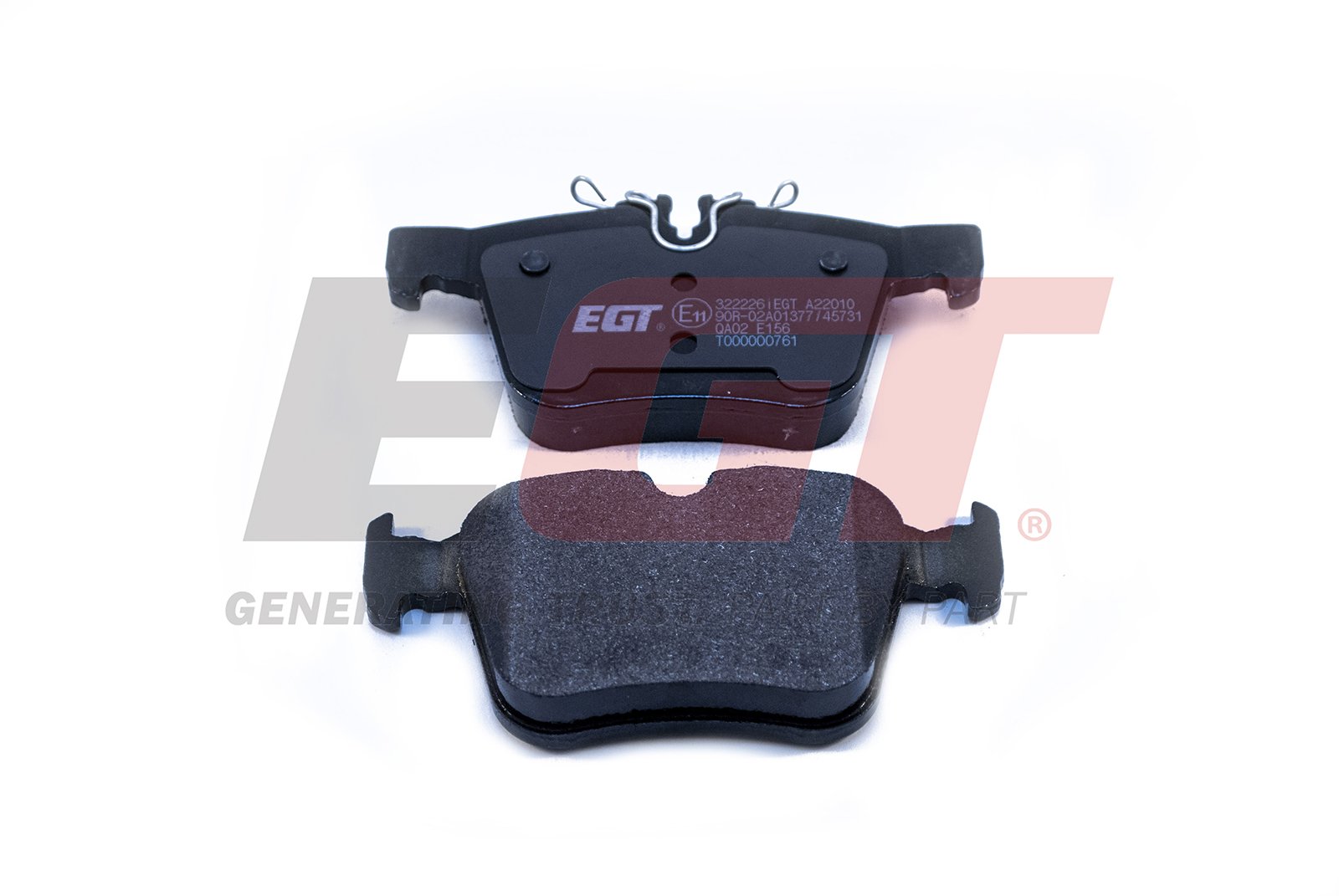 Brake pad, disc brake PREMIUM (Rear axle)  Art. 322226IEGT