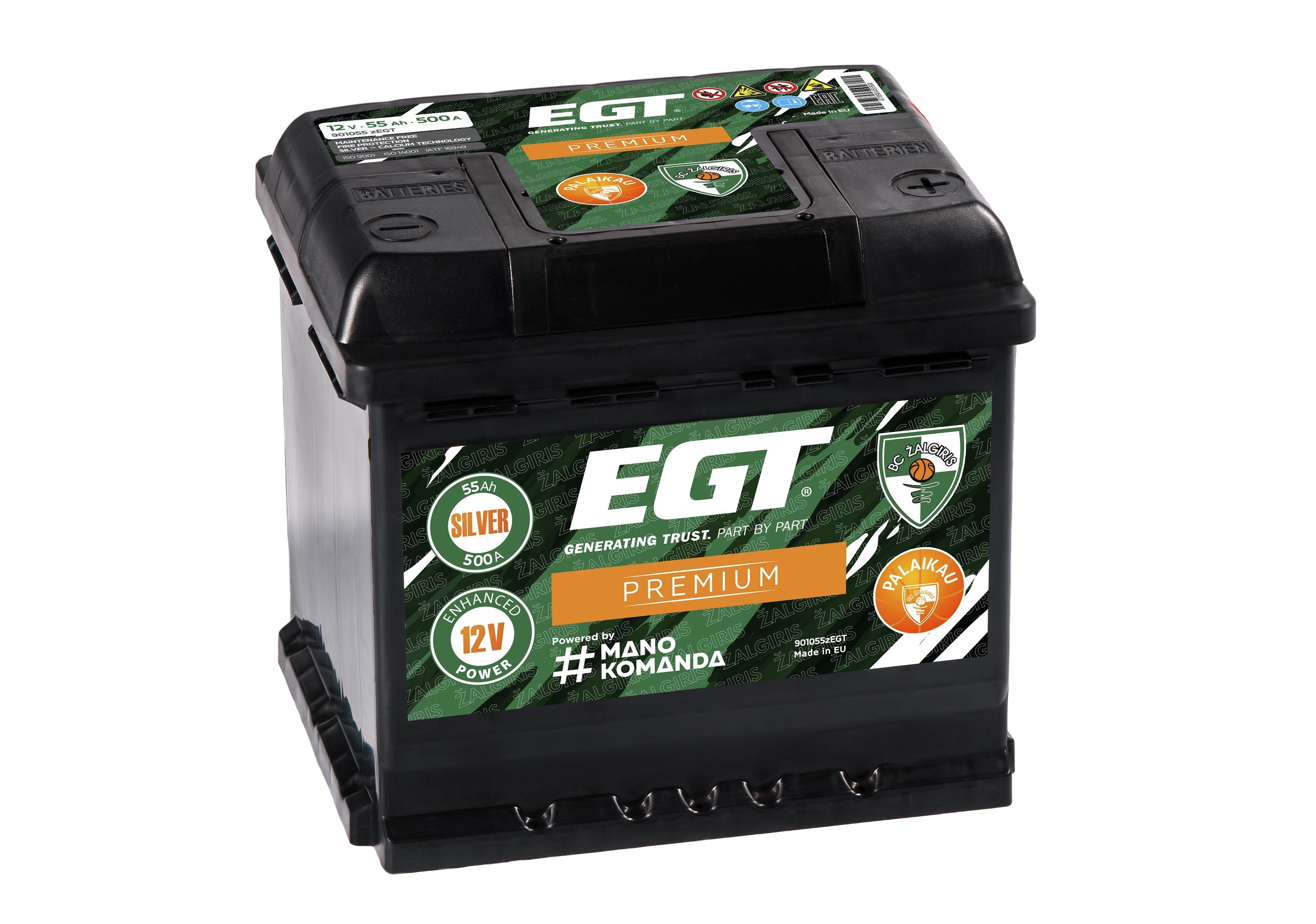 Starter battery, PREMIUM (Front axle)  Art. 901055ZEGT