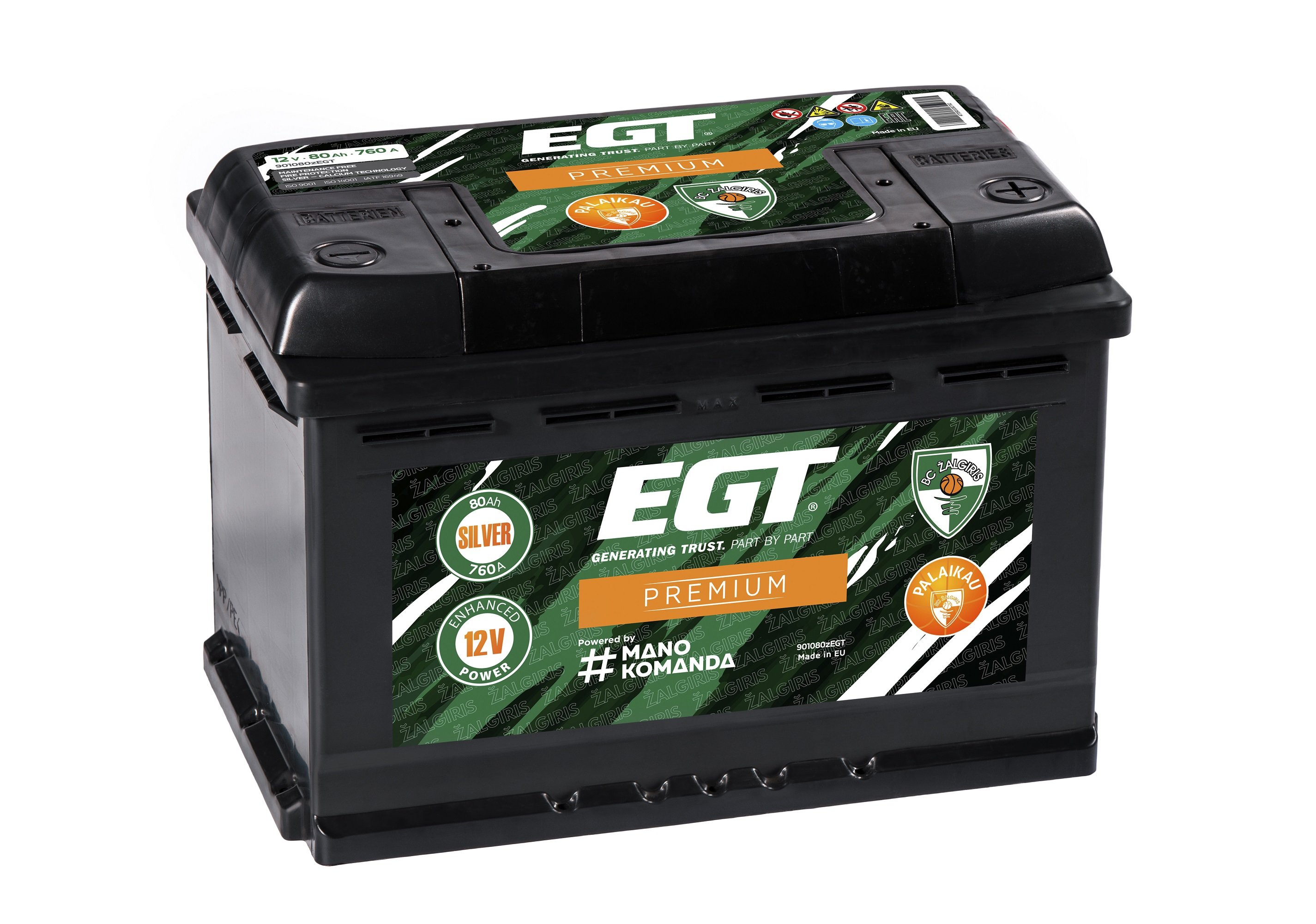 Starter battery, PREMIUM (Front axle)  Art. 901080ZEGT