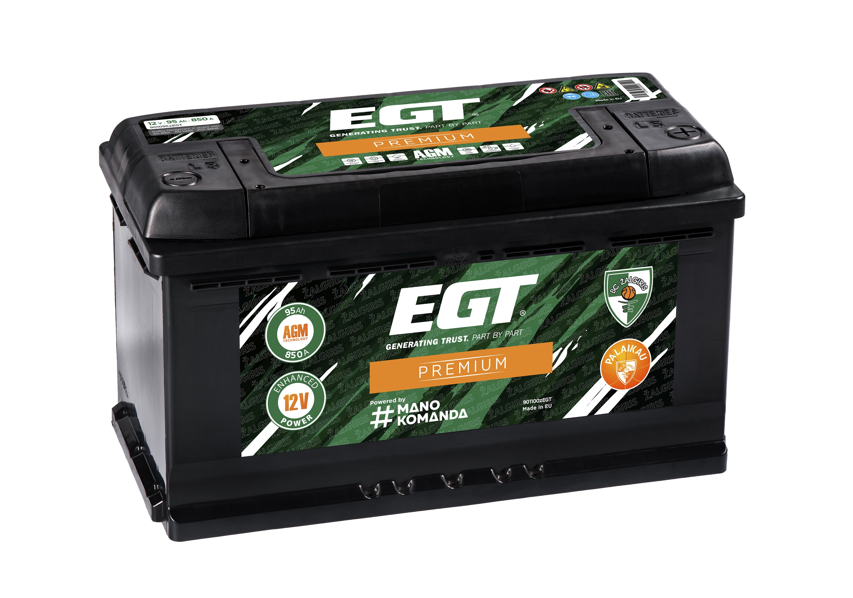 Starter battery, PREMIUM (Front axle)  Art. 901095ZEGT