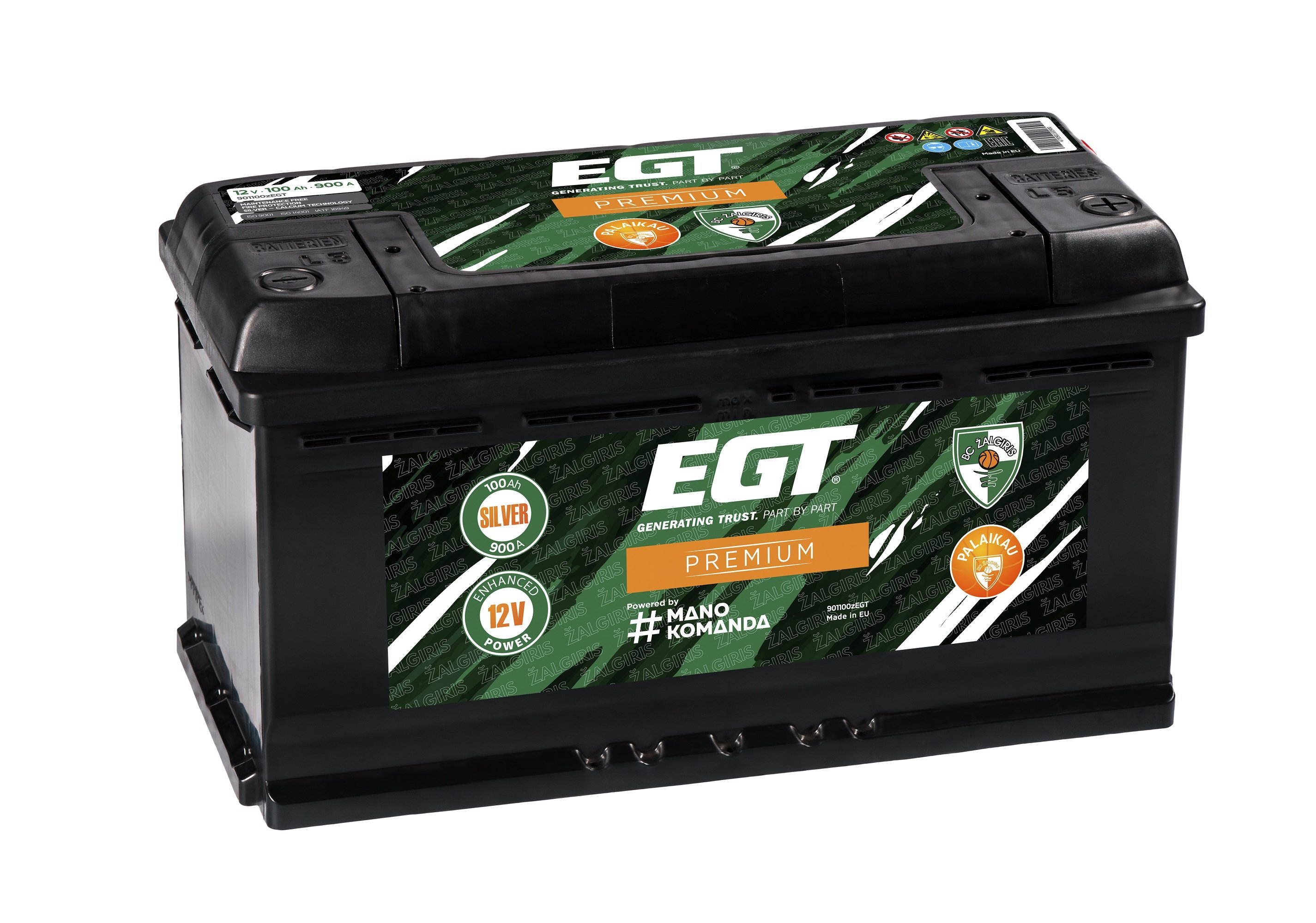 Starter battery, PREMIUM (Front axle)  Art. 901100ZEGT