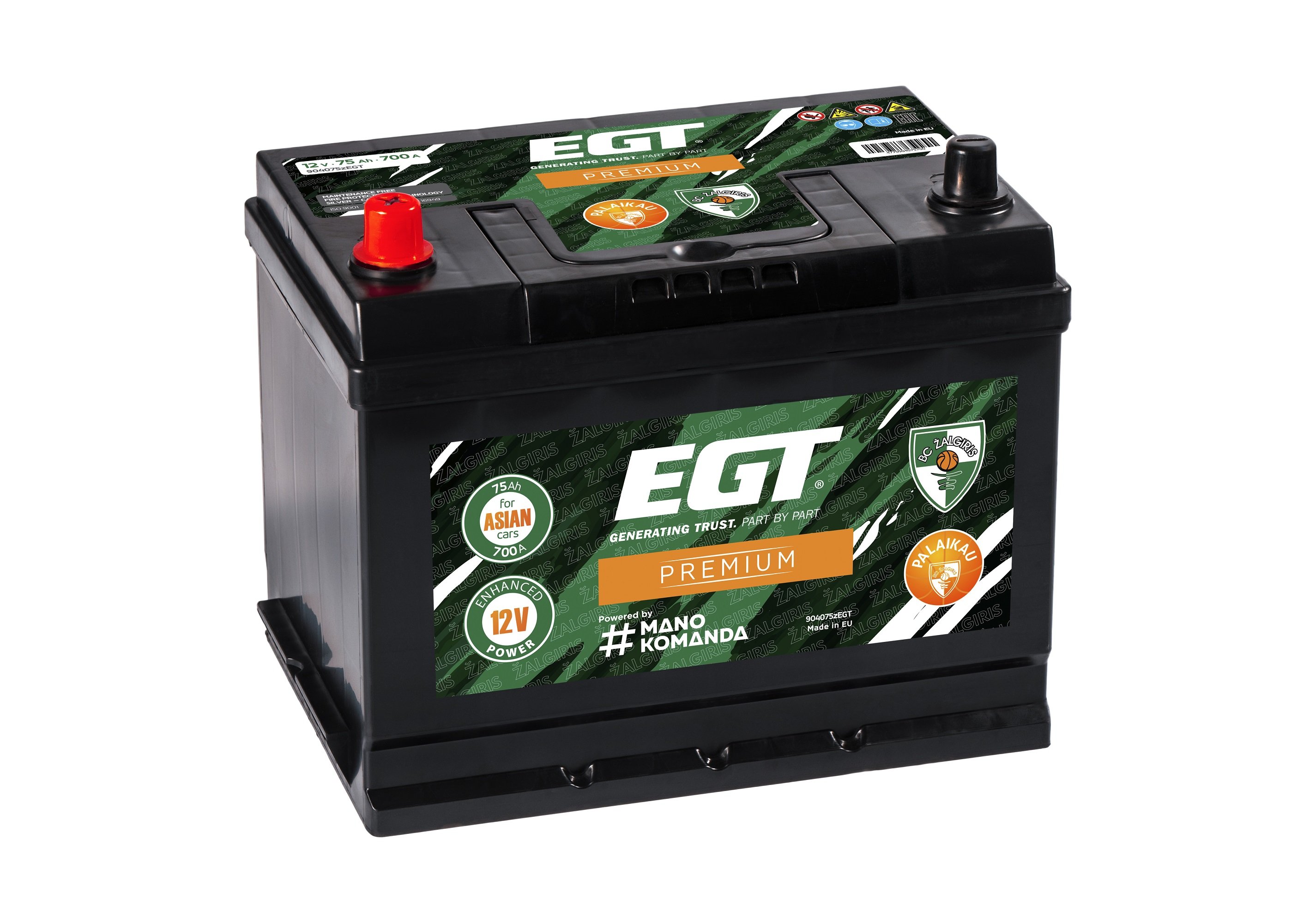 Starter battery, PREMIUM (Front axle)  Art. 904075ZEGT