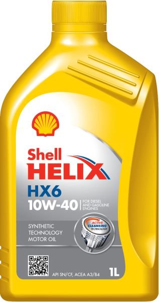 Motor oils Engine oil HELIX HX6 10W40 1L  Art. HELIXHX610W401L