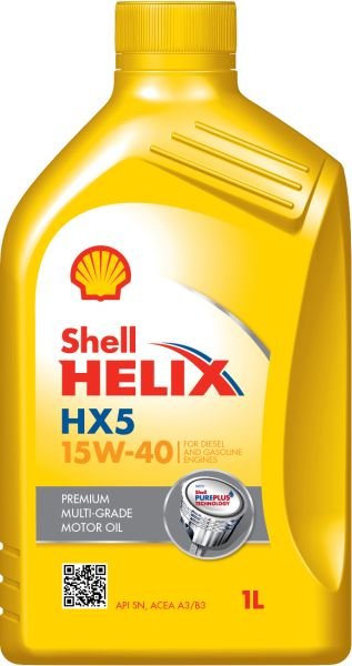 Motor oils Engine oil HELIX HX5 15W40 1L  Art. HELIXHX515W401L