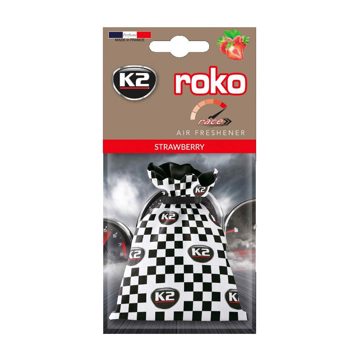 Air fresheners Air freshener ROKO RACE STRAWBERRY 25G  Art. K2V820R