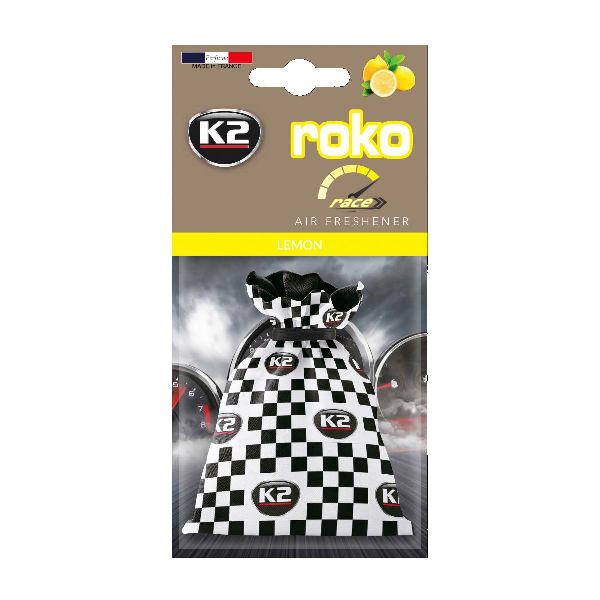 Air fresheners Air freshener ROKO RACE LEMON 25G  Art. K2V825R