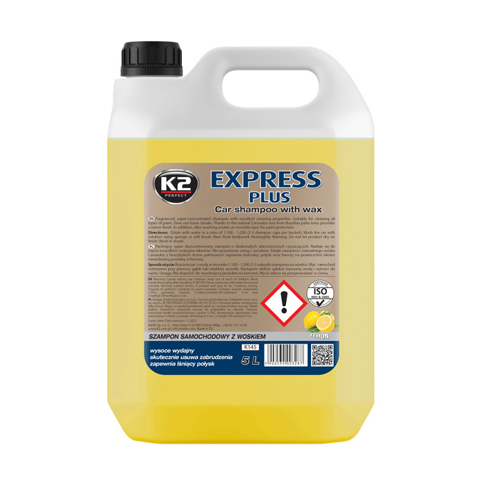 Cleaning and detergents Car shampoo EXPRESS PLUS 5 L  Art. K2K145