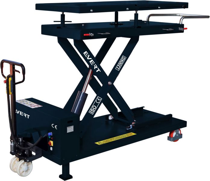 Jacks and lifts Battery tray, Load capacity: 1200kg, Minimum lifting height: 800 mm, Maximum lifting height: 1810 mm  Art. EVERTMS12M