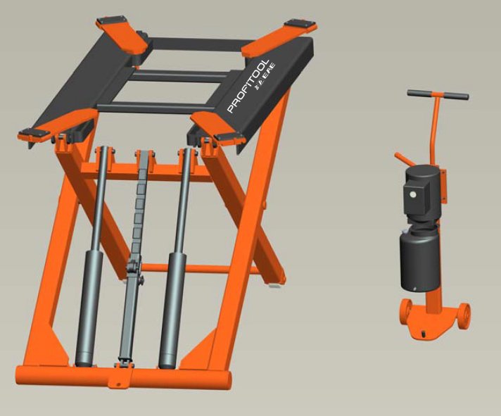 Jacks and lifts Crane, Capacity: 3000kg, Minimum lifting height: 135 mm, Maximum lifting height: 1200 mm  Art. 0XPTPF00032