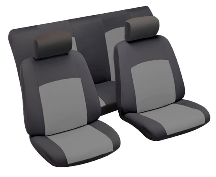 Seat covers Seat cover Polyester, Gray - black, Size T2  Art. MMTA048223200