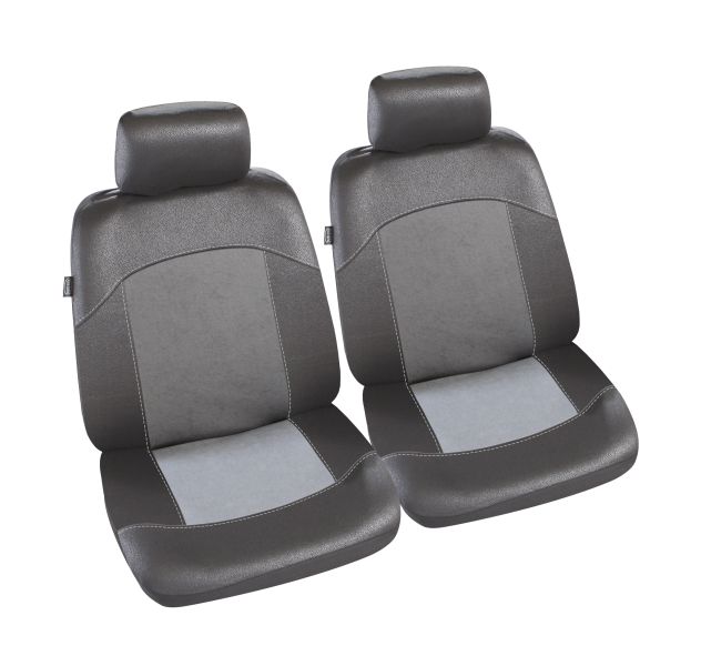 Seat covers Seat cover Eco-leather / suede, Gray - black, Size T1  Art. MMTA048227790