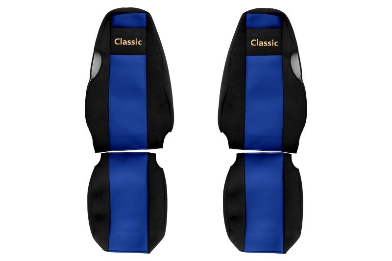 Seat covers Seat cover Velor, Blue - black, SCANIA 4 05.95-  Art. FCOREPS14BLUE