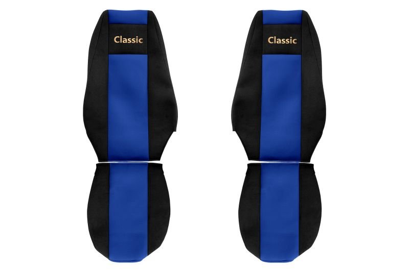 Seat covers Seat cover Velor, Blue - black, RENAULT PREMIUM  Art. FCOREPS18BLUE