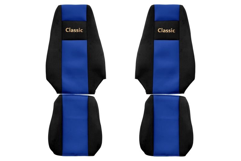 Seat covers Seat cover Velor, Blue - black, RENAULT MAGNUM DXI  Art. FCOREPS21BLUE