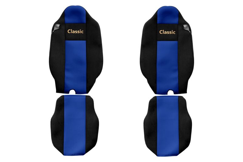 Seat covers Seat cover Velor, Blue - black, RVI T 01.13-  Art. FCOREPS30BLUE