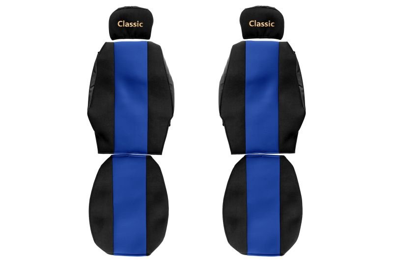 Seat covers Seat cover Velor, Blue - black, MAN F 2000 L 2000 -  Art. FCOREPS02BLUE