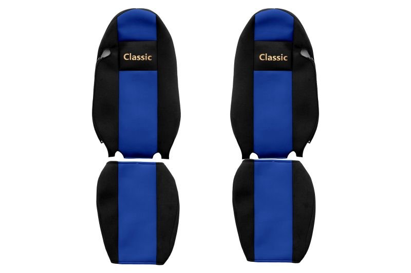 Seat covers Seat cover Velor, Blue - black, IVECO STRALIS  Art. FCOREPS08BLUE