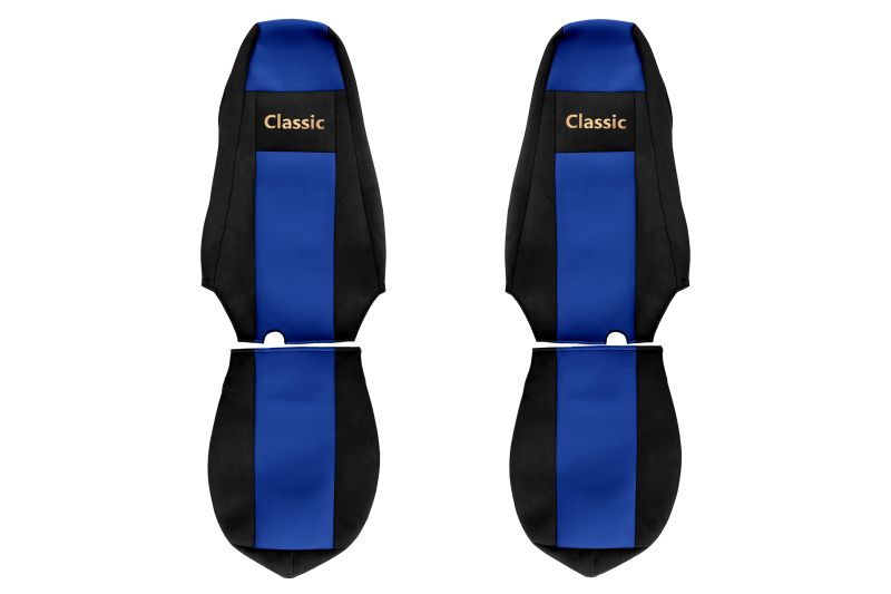Seat covers Seat cover Velor, Blue - black, SCANIA R / G / P  Art. FCOREPS16BLUE