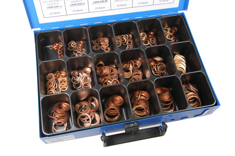 Assortment boxes Copper seal assortment 360 pcs  Art. 4499000068551