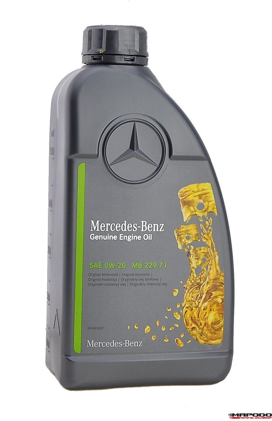 Motor oils Engine oil MB 0W20 1L 229.71  Art. 0W201LOEMB