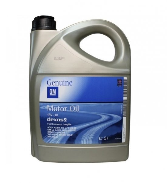 Motor oils Engine oil GM Dexos2 Longlife 5W30 5L  Art. 5W305LOEGMLL