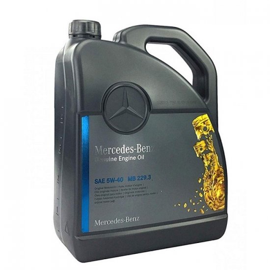 Motor oils Engine oil MB 5W40 5L 229.3  Art. 5W405LOEMB