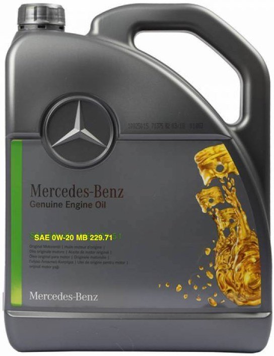 Motor oils Engine oil MB 0W20 5L 229.71  Art. 0W205LOEMB