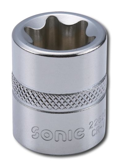 Sockets and screwdrivers Socket E-Torx, Size: E16, 1/4", Length: 28 mm  Art. 22616