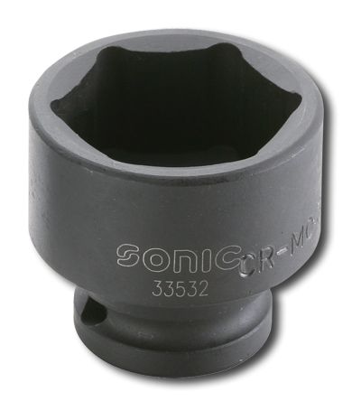 Sockets and screwdrivers Socket 6 angled, Size: 36, 1/2", Length: 48 mm  Art. 33536SON