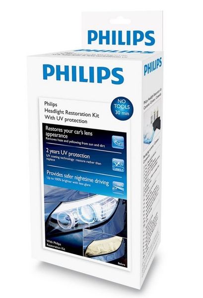 Repair of windows and headlights Headlight restoration kit PHILIPS  Art. HRK00XM