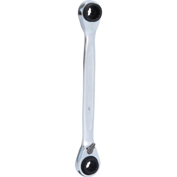 Open-end wrenches, spanners, socket wrenches, etc. Ratchet wrench double-ended, Size: 10x19-13x17 mm, Length: 190 mm  Art. 5034565