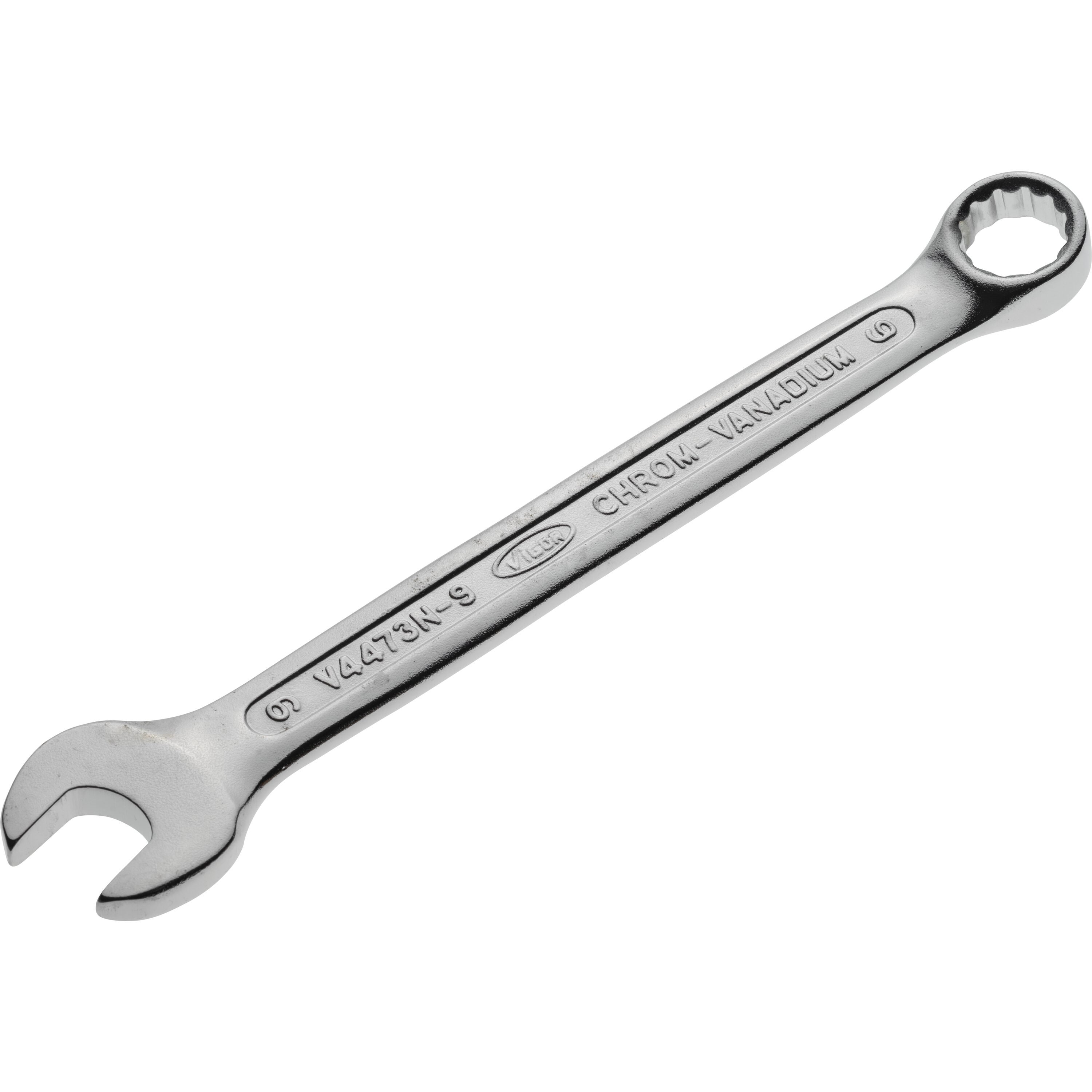 Open-end wrenches, spanners, socket wrenches, etc. Ring spanner, Size: 9 mm, Length: 125 mm  Art. V4473N9