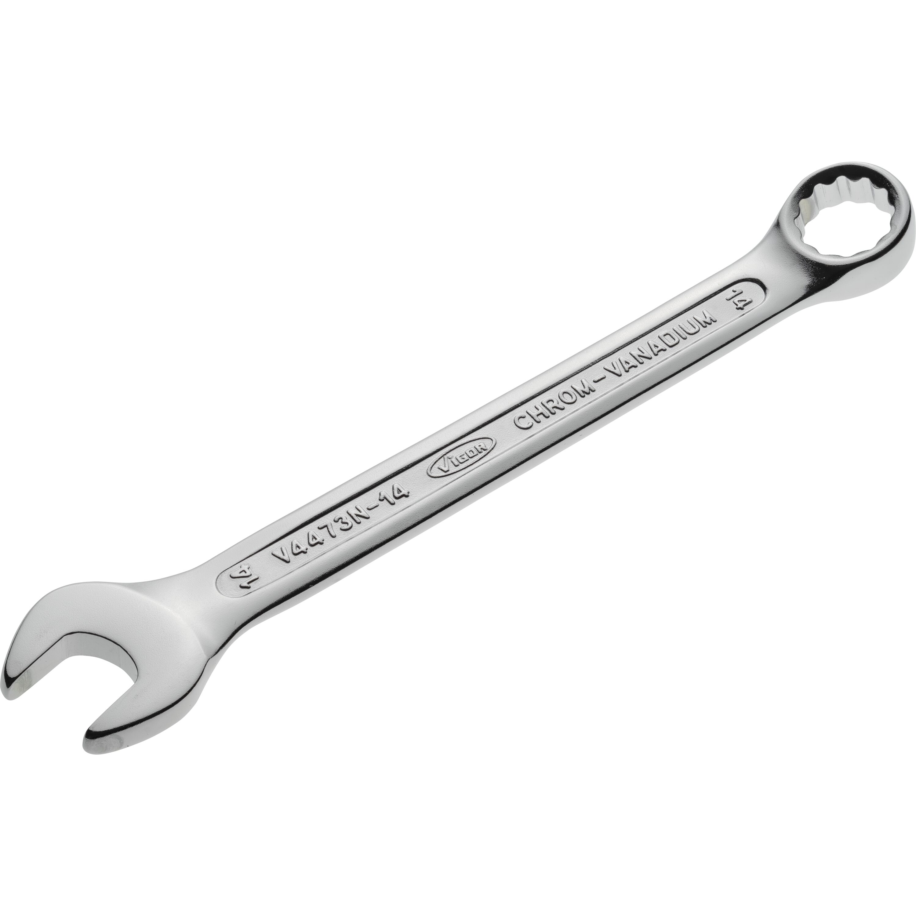 Open-end wrenches, spanners, socket wrenches, etc. Spanner, Size: 14 mm, Length: 171 mm  Art. V4473N14