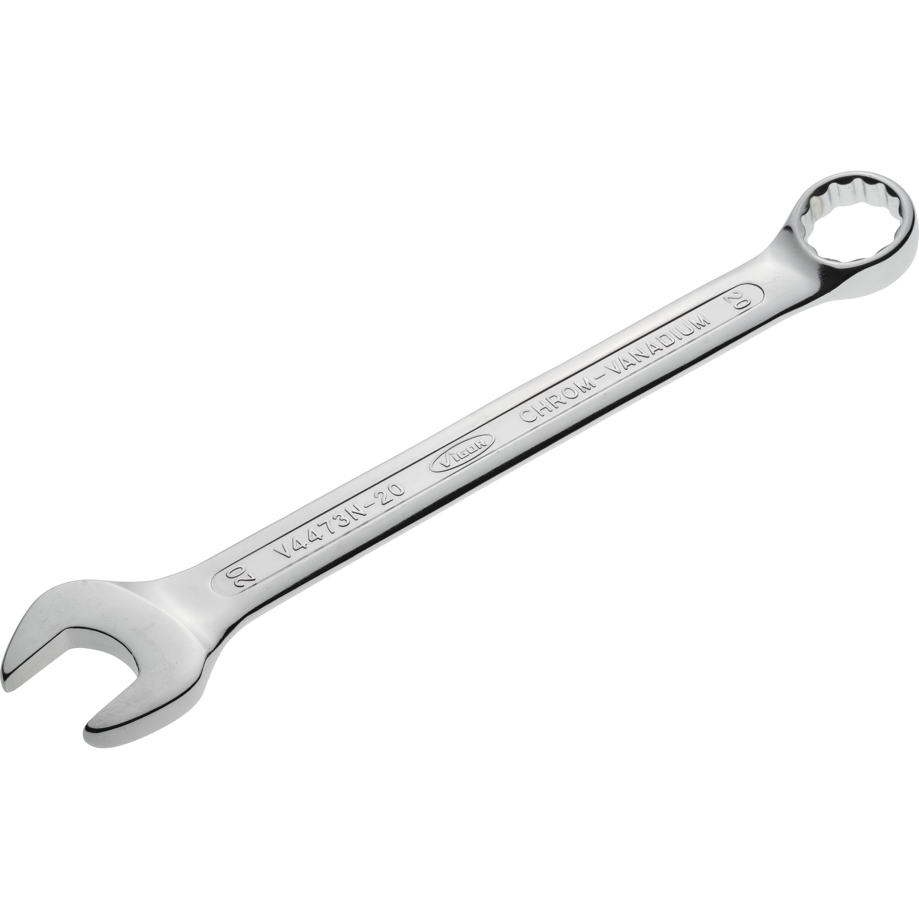 Open-end wrenches, spanners, socket wrenches, etc. Ring spanner, Size: 20 mm, Length: 240 mm  Art. V4473N20