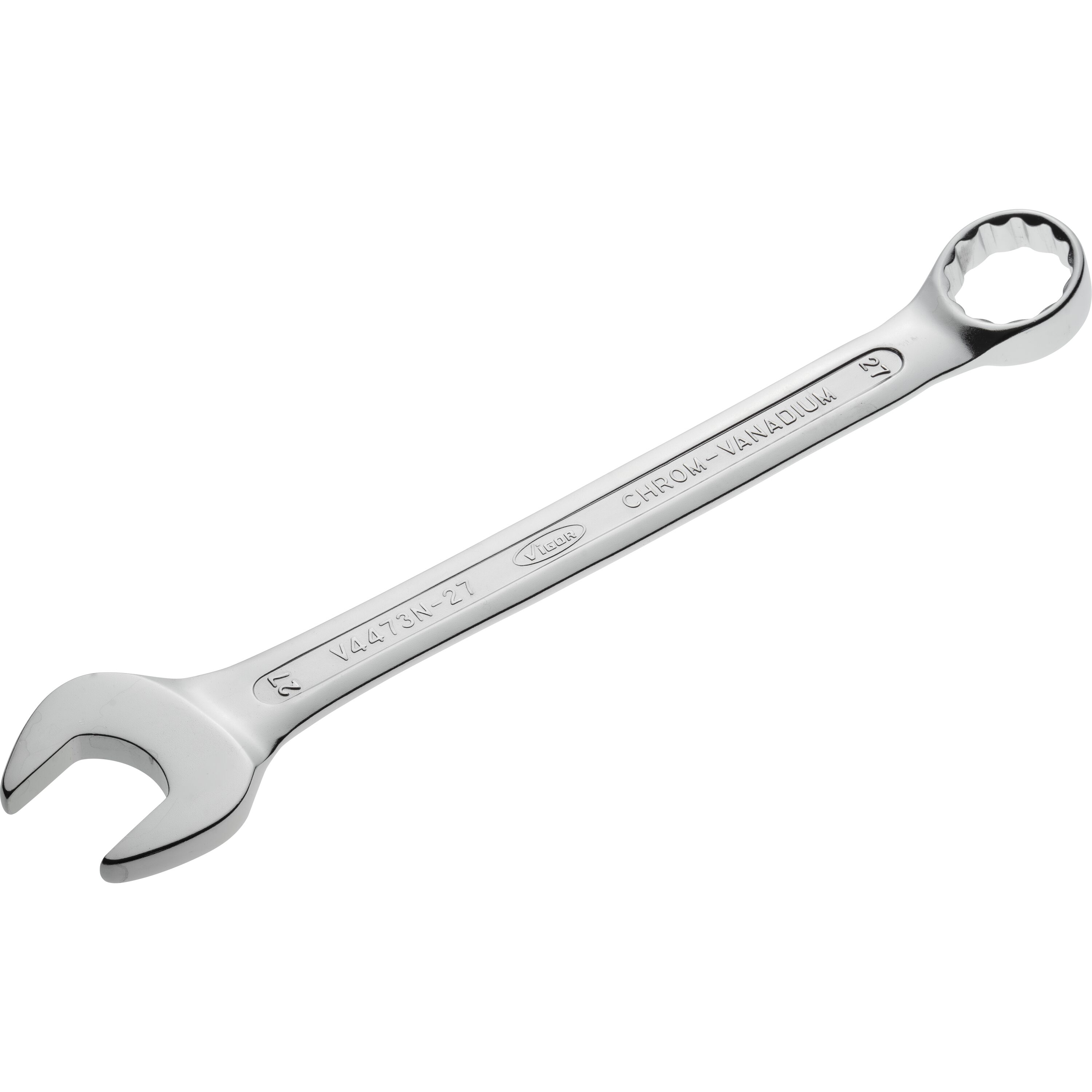 Open-end wrenches, spanners, socket wrenches, etc. Ring spanner, Size: 27 mm, Length: 300 mm  Art. V4473N27