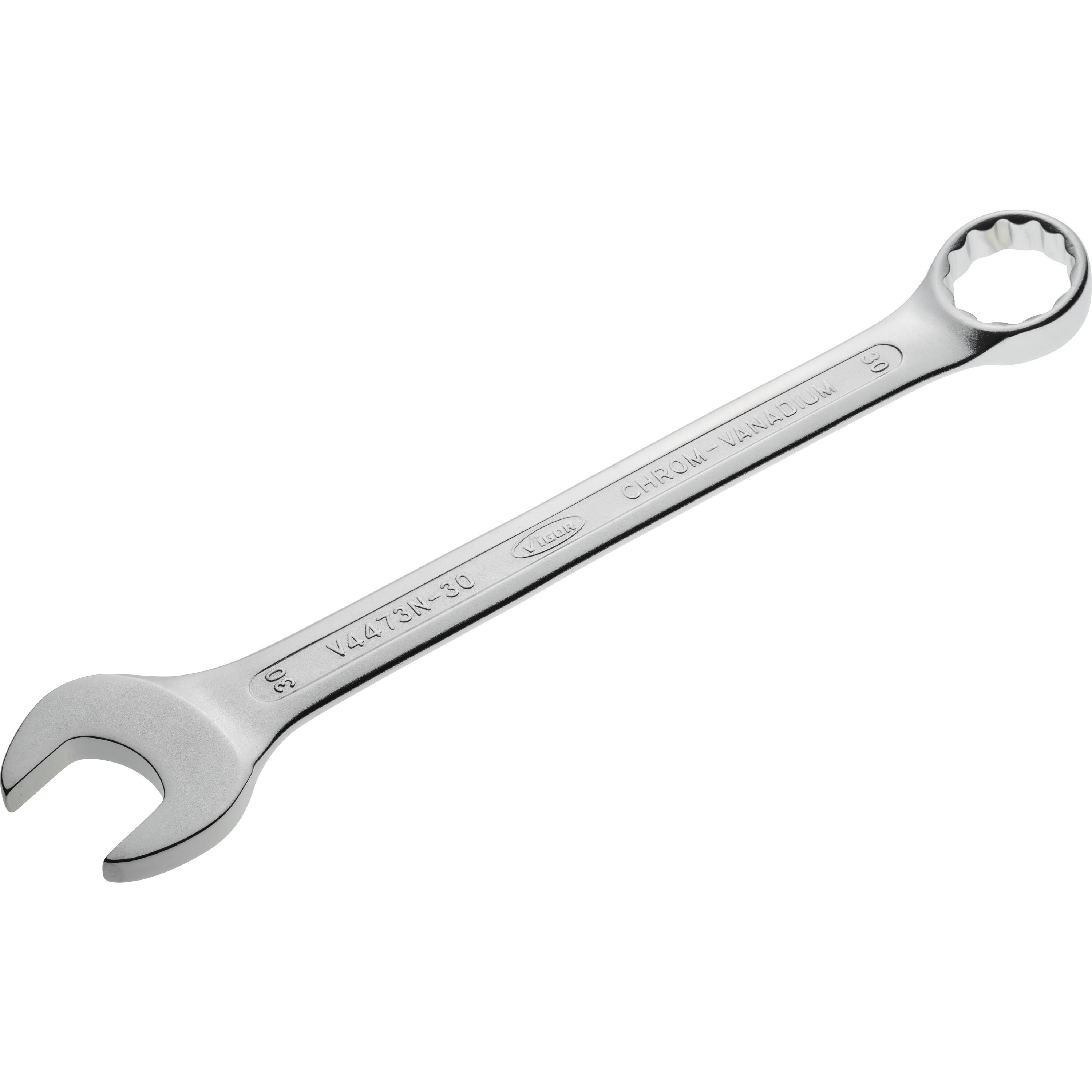 Open-end wrenches, spanners, socket wrenches, etc. Ring spanner, Size: 30 mm, Length: 330 mm  Art. V4473N30