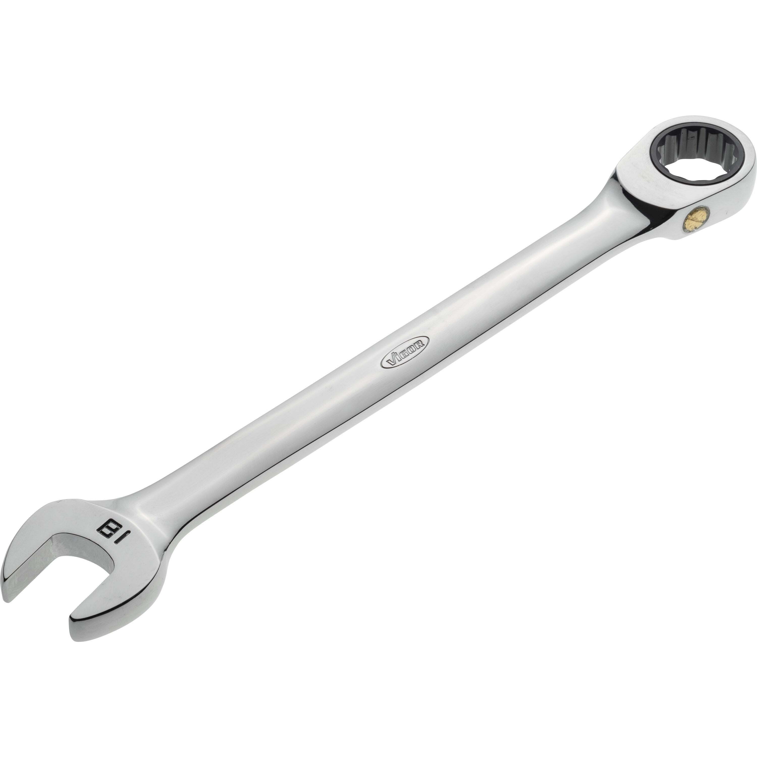 Open-end wrenches, spanners, socket wrenches, etc. Ring spanner, Size: 18 mm, Length: 235 mm  Art. V1029