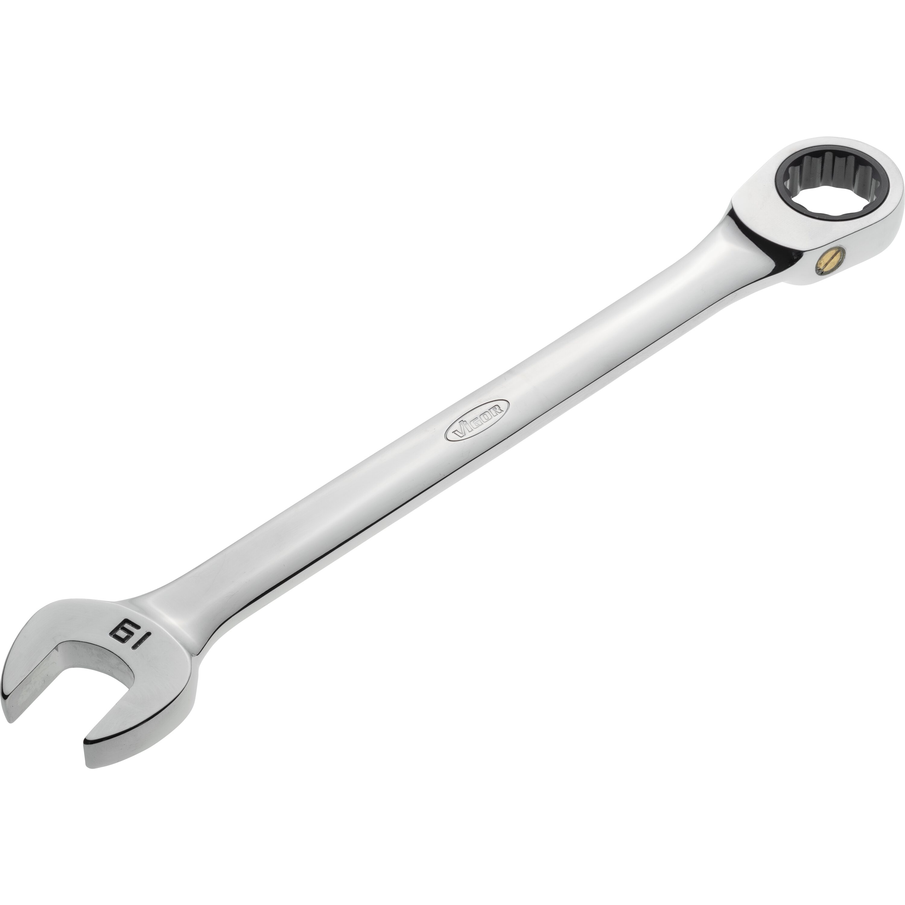 Open-end wrenches, spanners, socket wrenches, etc. Ring spanner, Size: 19 mm, Length: 245 mm  Art. V1030