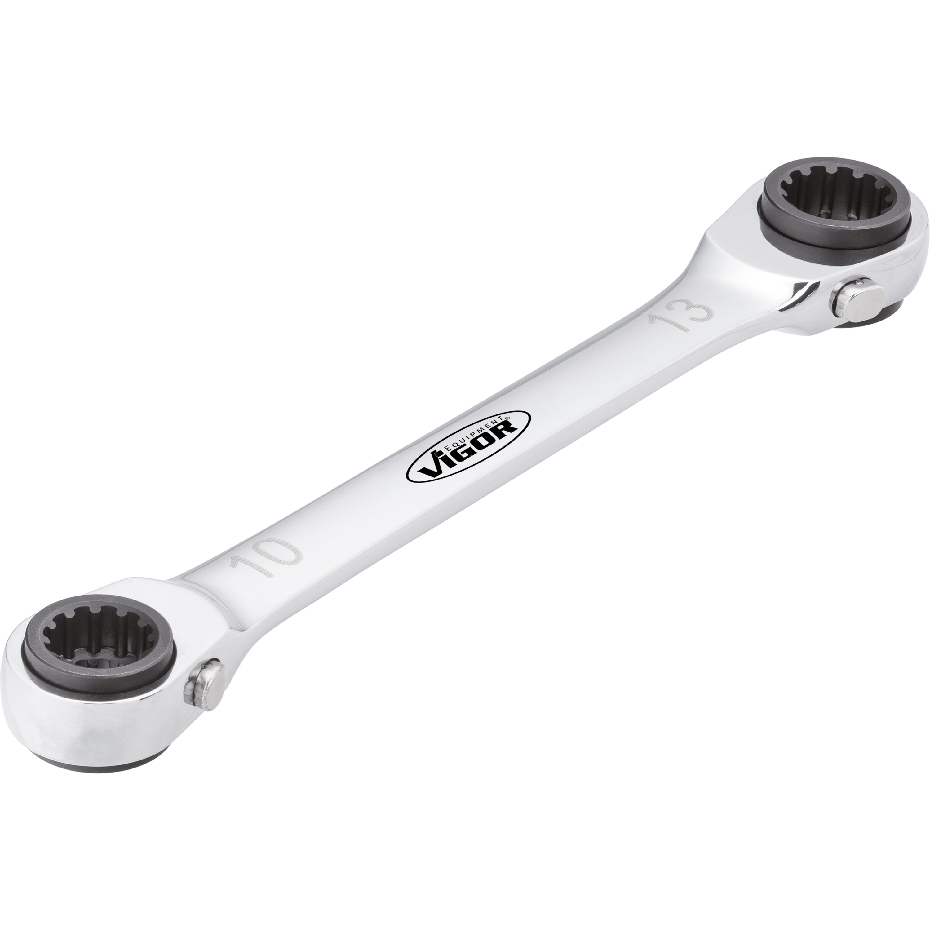 Open-end wrenches, spanners, socket wrenches, etc. Socket wrench, Size: 8 x 12, 10 x 13, Length: 220 mm  Art. V3607